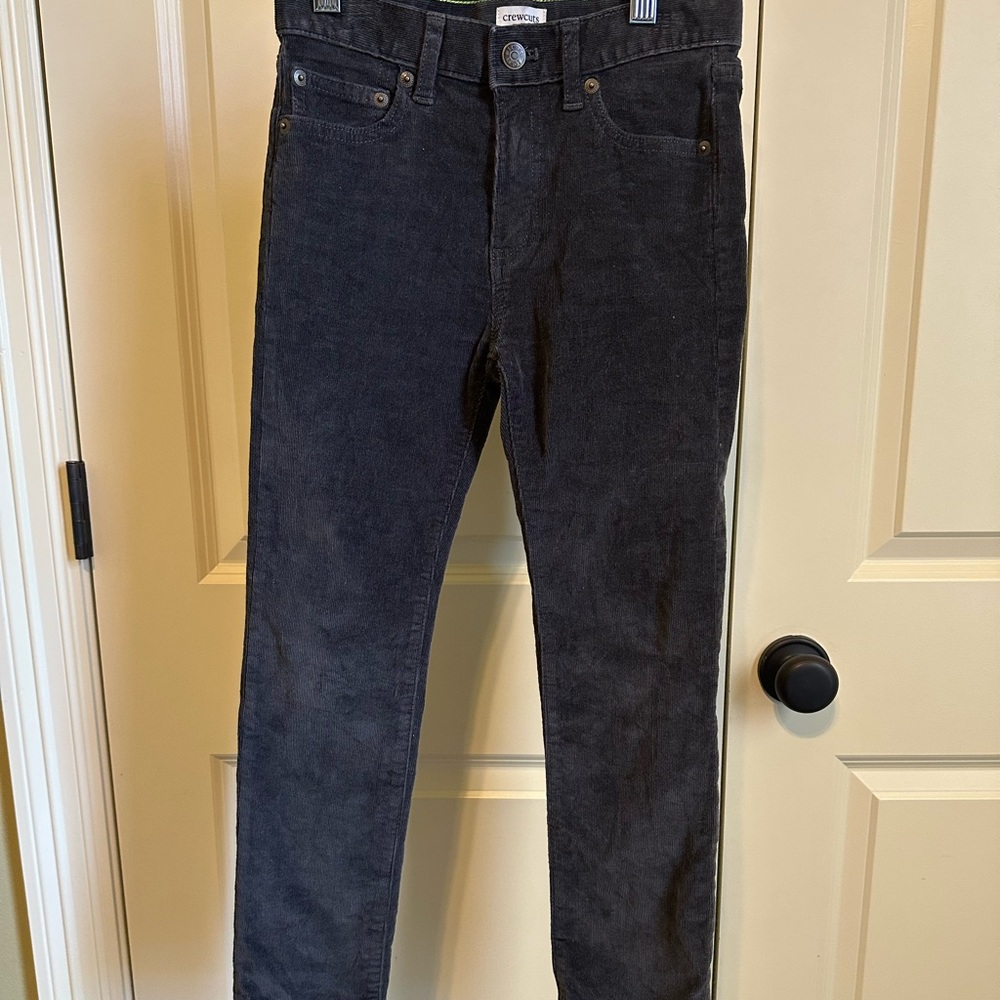 Crewcuts Dark Gray Corduroy Boy Pants Classic Style Sz 8